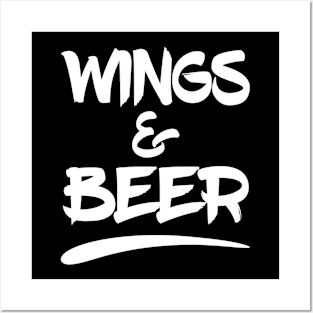 Wings & Beer Posters and Art